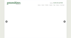Desktop Screenshot of greenshires.com